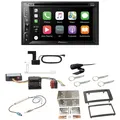 Pioneer AVH-Z3200DAB Bluetooth Autoradio USB MP3 DAB+ Einbauset für Touareg 7L