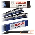 ORIGINAL BOSCH AEROTWIN SCHEIBENWISCHER SPOILER A863S+HECKWISCHER A252H FÜR VW