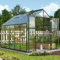 Vitavia Aktionsangebot (inkl. 100 Euro Zubehör): Gewächshaus "Domus 8300",smaragd,8,3 m2