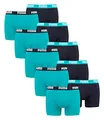 PUMA 10 er Pack Boxer Boxershorts Men Herren Unterhose Pant Unterwäsche, Farbe:796 - Aqua/Blue, Bekleidungsgröße:XXL