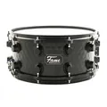 FSS-65 Snare Drum 14x6.5 Hammered Black Steel Remo Skins Die-Cast Hoops Sticks