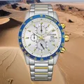 Citizen AN3686-53A Analog Bicolor Gold Chronograph Quarz Herren Lässige Uhr