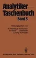 Analytiker-Taschenbuch | Buch | 9783642700279