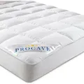 PROCAVE Microfaser Matratzen-Bett-Schoner weiß mit Spannumrandung 90x200 cm als Unterbett - Soft-Matratzen-Topper