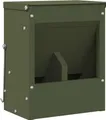 vidaXL Kaninchenfütterer Olive Grün 20 x 12,5 x 25 cm