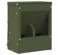 vidaXL Futterspender Kaninchenfütterer Olive Grün 20 x 12,5 x 25 cm