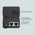 TP-Link PoE+ Injektor TL-POE160S 2 Gigabit Ports 30W  Plug Play Schwarz