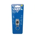 VARTA Metall Schlüsselanhänger LED Taschenlampe 15lm CR2016 batteries Inklusive