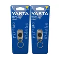 2x Varta LED Taschenlampe Metal Key Chain Light  15lm  inkl. je 2x CR2016