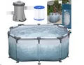 Bestway 6002N Lay-Z-Spa Oval Eisbad Glacial Dip Tank + Bomba 150x90cm