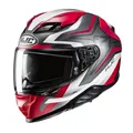 HJC F71 Fes MC1SF Motorradhelm (Rotmatt/Grau/Weiß) Gr: L (59)