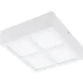 Eglo 95203 Colegio LED Wand-/Deckenleuchte 4x4,2W Stahl Weiss - Weiß