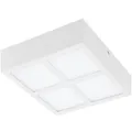 Weiß Moderne Deckenlampe Deckenleuchte 2200lm 4x4,2W/LED 21,5x21,5x6 [cm]