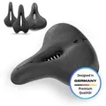 Alpensattel Fahrradsattel Alpensattel 3.0 in 3 Ausführungen wählbar (1-tlg., Komfort), Ergonomisch, mit Aussparung und Memory Foam für Damen und Herren Komfort+