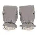 My junior® Lunar Handmuff Handwärmer Kinderwagen | Innenseite aus kuscheligem Fleece | universelle Passform für Kinderwagen, Buggy - Misty Grey