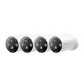 Tapo C425 Außenkamera Akku, 4-Pack | Überwachungskamera aussen mit Magnetische Basis, 2K Auflösung, WLAN, 10000-mAh-Akku, 150° FOV, Kein Hub erforderlich, Unterstützt Solarpanel, Alexa-kompatible