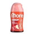 MORE Zerup, Apple Cranberry, 65 ml, für bis zu 8 l Fertiggetränk, zuckerfreier Sirup mit u.a. echten Fruchtextrakten, vegan, zero Kalorien - made in Germany