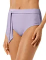 Schiesser Damen Bikinihose High Waist Bikini-Unterteile, Flieder, XS