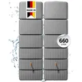4rain SLIM Wandtank SET 660 L, steingrau, 2x Slim 330 L, inkl. Verbinder