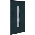 vidaXL Haustür Anthrazit 108x200 cm PVC 3157087