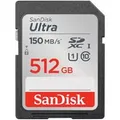 Ultra 512 GB SDXC, Speicherkarte schwarz, UHS-I U1, Class 10