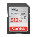 SanDisk Ultra 512 GB UHS-I SDXC Class 10 Speicherkarte (SDSDUNC-512G-GN6IN)