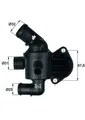 Thermostat Kühlmittel für AUDI SEAT SKODA VW A1 Sportback A3 Cabriolet Q3 TT