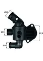 MAHLE Thermostat, Kühlmittel TI 15 87 für AUDI SEAT SKODA VW