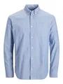JACK & JONES Herren Jprblubrook Oxford Shirt L/S Noos Hemd, Cashmere Blue, S EU
