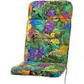 Auflage Hochlehner Kreta 8194 extrahoch Papagei 123x50x9 cm KETTtex - Bunt