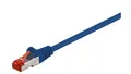 4040849955761 CAT 6 Kabel łączący, S/FTP (PiMF), Niebieski - Długość kabla 1.5 m