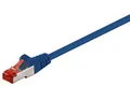 Goobay CAT 6 Patchkabel, S/FTP (PiMF), blau, 1,5m