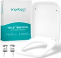 Engelbach Toilettendeckel mit Absenkautomatik - Urea-Duroplast, Eckig