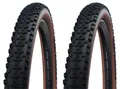2x Schwalbe Smart Sam 54-622 schwarz / bronze E-BikeReady 25 Addix 29x2.10