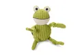 Beeztees Frosch Froggi - Hundespielzeug - Rippenstoff - Grün - 30x11x8.5