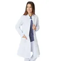 EXNER Damen Arzt-Mantel, Labor-Kittel, Arbeitsmantel, Medizin, Apotheke, Arzt, Farbe weiß, Größe M