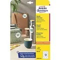 Avery Markierungspunkte L3416-10 Haftend Weiß 60 mm 10 Blatt à 12 Etiketten