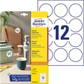 AVERY Zweckform Runde Etiketten L3416-10 (120 Aufkleber auf 10 Blatt, zum Bedruc
