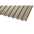 Polycarbonat Wellplatten bronce Trapez 76/18 0,8 mm 1040 x 3000