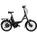 ZÜNDAPP E-Bike "X20", 20 Zoll, 7 Gänge, max. Reichweite: 120 km, schwarz/rot - schwarz | rot