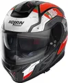 Nolan N80-8 Starscream N-Com Helm, schwarz/weiß/rot, XS (55)