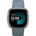 Fitbit Versa 4 Waterfall Blue/Platinum - Hellblau