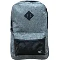 Herschel Rucksack »Heritage« Grau Schulrucksack Laptopfach Raven Black Rubber - Grau