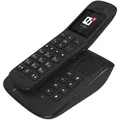 Telekom Telefon Sinus A32 mit Basis, ebenholz, Großtastentelefon, schnurlos, mit Anrufbeantworter