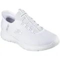 Skechers SUMMITS-HIGH RANGE Slip-On Sneaker, Freizeitschuh mit Slip Ins-Fersenpart für einen leichten Einstieg weiß 45 EU