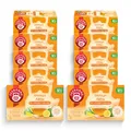 TEEKANNE Immun Aktiv Aromatisierte und vitaminisierte Kräuter- & Früchteteemischung mit Grünem Tee und Zink mit Zitronengeschmack, 10 Packungen x 18 Beutel (10x 32,4g)