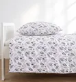 LOOLAY Kinderbettwäsche 110x125 + 35x55 cm – Bettwäsche Set Baumwolle, 2-teilig, Oeko-TEX, weich & atmungsaktiv, passend für IKEA Bettdecken