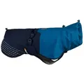 Non-stop dogwear Hundejacke FJORD RAINCOAT blue, Wind- und wasserdichter Regenmantel blau 30