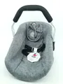 Bayer Chic 2000 708 76 Puppen-Autositz Jeans Grau bis 50cm B-Ware Neu ohne OVP