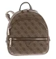 GUESS Manhattan II Backpack Rucksack Freizeitrucksack Latte Logo hellbraun braun